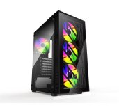 FSP/Fortron ATX Midi Tower CMT192, 4 x fix.RGB fan foto