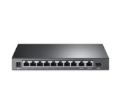 TP-Link TL-SL1311MP 8xFE POE+ 2xGb nonPOE,1xSFP CCTV switch foto