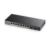 ZYXEL 10xGb/2xSFP 8xPOE switch GS1100-10HP v2 foto