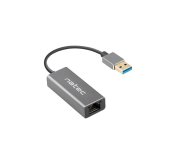 NATEC CRICKET Ethernet síťová karta USB 3.0 1X RJ45 1GB kabel foto