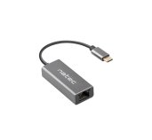 NATEC CRICKET externí Ethernet síťová karta USB-C 3.1 1X RJ45 1GB kabel foto