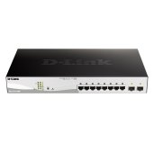 D-Link DGS-1210-10MP 10 Gbit PoE Smart, 8xGbE PoE+ foto