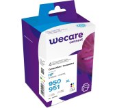 WECARE ink sada pro HP C2P43AE,CMYK/HC foto