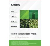 Crono PHPL4A, fotopapír lesklý, A4, 230g, 100ks foto