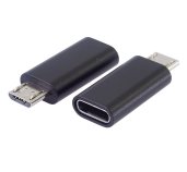 PremiumCord Adaptér USB-C konektor female - USB 2.0 Micro-B/male foto