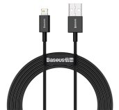 Baseus CALYS-A01 Superior Fast Charging Datový Kabel USB to Lightning 2.4A 1m Black foto