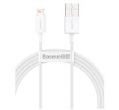 Baseus CALYS-B02 Superior Fast Charging Kabel Lightning 2.4A 1.5m White foto