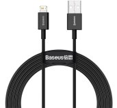 Baseus CALYS-C01 Superior Fast Charging Datový Kabel USB to Lightning 2.4A 2m Black foto
