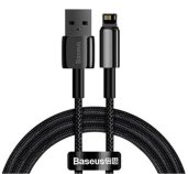 Baseus CALWJ-01 Tungsten Gold Kabel Lightning 2.4A 1m Black foto