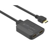 PremiumCord HDMI 2.0 Mini Splitter 1-2 Pigtail 4Kx2K@60Hz HDCP2.2 Downscaler foto
