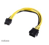 AKASA - 12V ATX 8-Pin na PCIe 6+2 pin adaptér foto