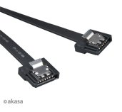 AKASA - Super slim SATA kabel - 50 cm - 2 ks foto