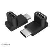 AKASA - 90° USB 3.1 Gen 2 Type-C na Type-C 2 ks foto