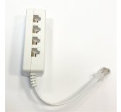 DATACOM Rozčtverka UTP CAT3  4xRJ45 (8p2c-1M/4F) foto