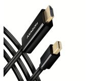 AXAGON RVDM-HI14C2, Mini DisplayPort -> HDMI 1.4 redukce / kabel 1.8 m, 4K/30Hz foto