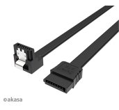 AKASA - Proslim SATA kabel 90° - 100 cm foto