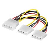 PremiumCord napájecí kabel HDD 5,25” - 2x5,25” foto