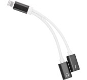 PremiumCord Adapter Lightning na 3,5mm jack audio + Lightning charging foto