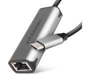AXAGON ADE-25RC USB-A 3.2 Gen 1 - 2.5 Gigabit Ethernet síťová karta, Realtek 8156, auto install,šedá foto
