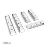 AKASA - držák kabelů bílý foto