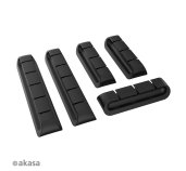 AKASA - držák kabelů černý foto