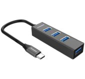 PremiumCord 5G USB Hub Type C na 4x USB 3.2 Gen 1 foto