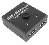 PremiumCord HDMI Switch 4K, FULL HD 1080p obousměrný 2-1 nebo 1-2 foto