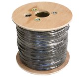 DATACOM FTP drát CAT6 PE ,Fca 500m cívka, černý foto