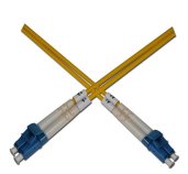 Optický patchkabel duplexní, LC-LC 9/125um SM 1,5m OS2 foto