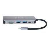D-Link 5-in-1 USB-C Hub with Card Reader foto