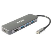 D-Link 5-in-1 USB-C Hub with HDMI/Power Delivery foto