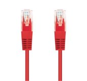 Kabel C-TECH patchcord Cat5e, UTP, červený, 1m foto
