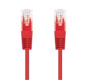 Kabel C-TECH patchcord Cat5e, UTP, červený, 1m foto