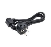 Kabel C-TECH síťový  1,8m VDE 220/230V napájecí notebook 3 pin Schuko, lomený foto