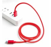 Crono kabel USB 2.0 - microUSB 1m, červený, premium foto
