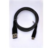 Crono kabel USB 2.0 - microUSB 1m, carbon premium foto