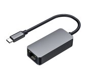 PremiumCord adaptér USB-C -> LAN RJ45 ETHERNET 2,5G/1000 MBIT Aluminium foto