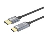 PremiumCord DisplayPort 1.4 na HDMI2.1 kabel pro rozlišení 8K@60Hz,4K@144Hz, 2m foto