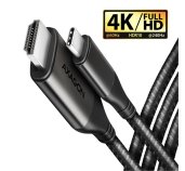 AXAGON RVC-HI2MC, USB-C -> HDMI 2.0a redukce / kabel 1.8m, 4K/60Hz HDR10 foto