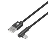TB Touch USB-USB-C úhlový 1,5 černý kabel foto