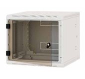 19” rozvaděč dvoudílný 6U/295mm celoskleněné dveře foto