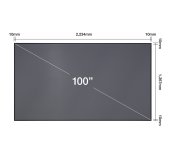 Epson plátno Laser TV 100” Screen - ELPSC35 foto