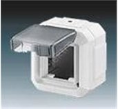 UTP 2xRJ45 zásuvka Cat5e venkovní IP54 foto