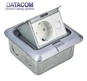 Zásuvka PODLAHOVÁ (1xRJ45 Cat5e+230V) foto