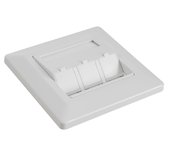 Zásuvka modulární Solarix pro 3 keystony foto