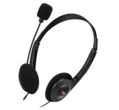 Sluchátka k PC C-TECH MHS-03E, černá foto