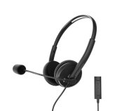 Energy Sistem Headset Office 2+, komunikační sluchátka s mikrofonem, ovládání hlasitosti a ztlumován foto