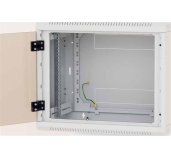 Nástěnný rack jednodílný 12U (š)600x(h)495 perf.dveře foto