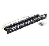 19” modulární patch panel pro max.24 keystonů foto