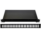 OPTIX 19” Optická vana 24xSCD černá aretace plastovým klipem foto